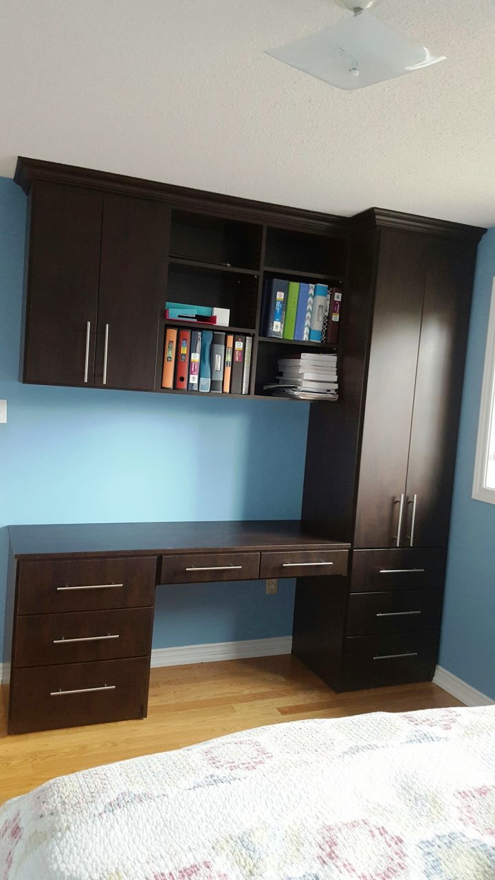 Bedroom Desk with Storage